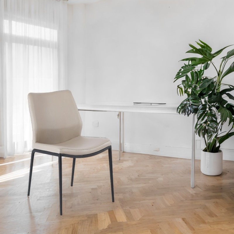 Chaise parsons Lirim, Taupe