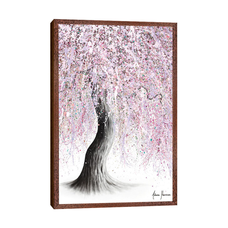 June Jive Tree by Ashvin Harrison - Print on Canvas, Classic Brown Wood Framed, 66.04 cm H x 45.72 cm W