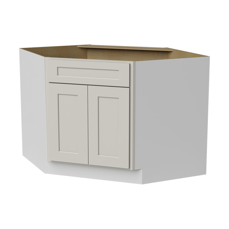 Armoire d'angle, Crème Shaker