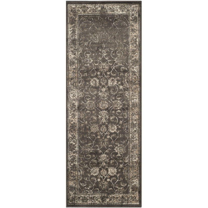 Tapis oriental Vishnu, Tapis de couloir 2 pi 2 po x 6 pi