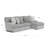 Arnoldo Three Piece Ultra-Plush Sectional