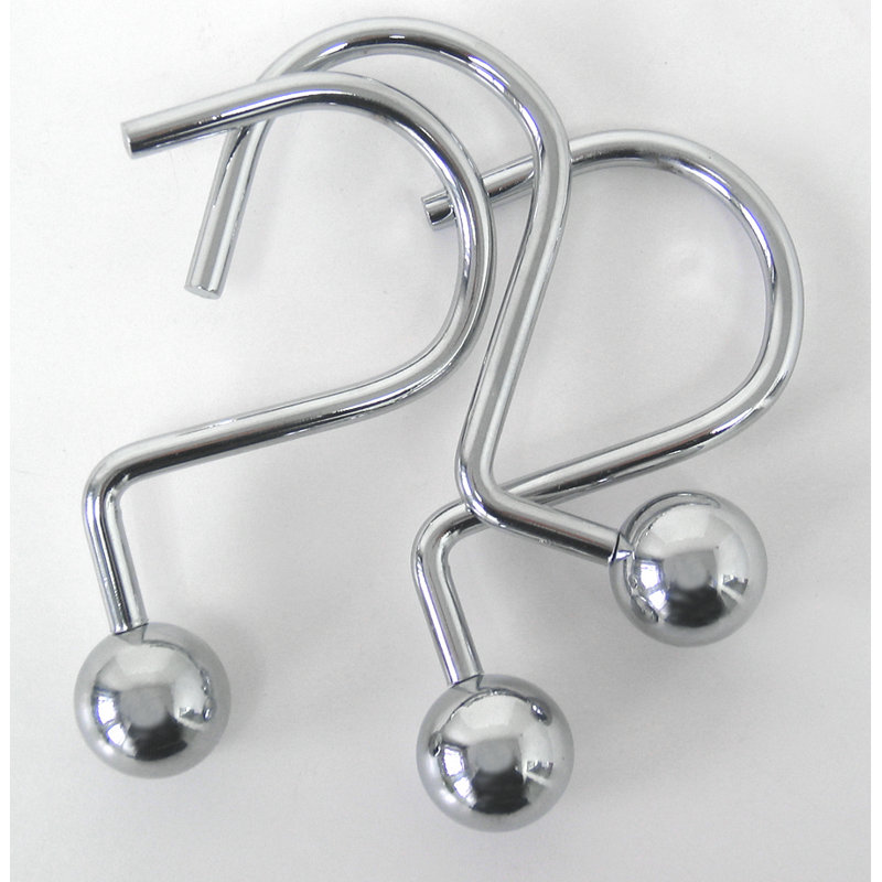 Metal Rust Resistant Shower Curtain Hook