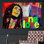 Ziggy Marley, un amour, peinture colorée, graffiti et art urbain, pop art moderne urbain multicolore sur toile