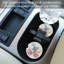 Hummingbird, ensemble de 2 sous-verres de voiture en pierre absorbants