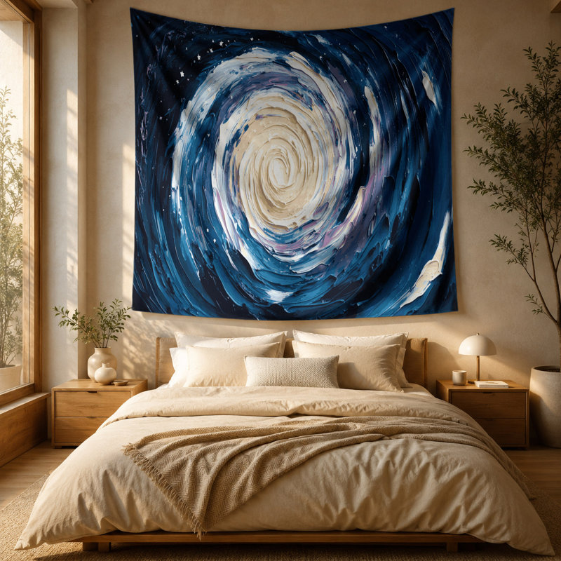 Tapisserie murale Space Galaxy, 88 po x 104 po
