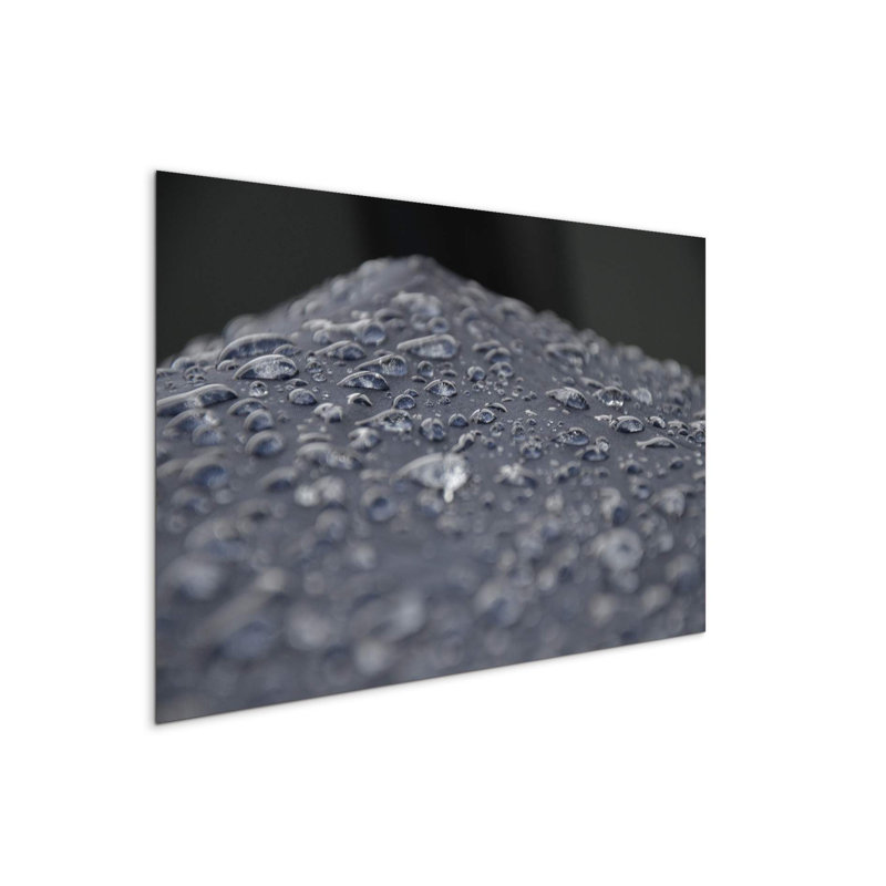 Gocce d'acqua by Mark Doda 53×80 cm MetalArt Materic Aluminum Satin Effect, Frameless Panel, Lightweight Ready to Hang