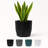 Tuxton Geometric Plastic Indoor/Outdoor Planter-98807274-98807277