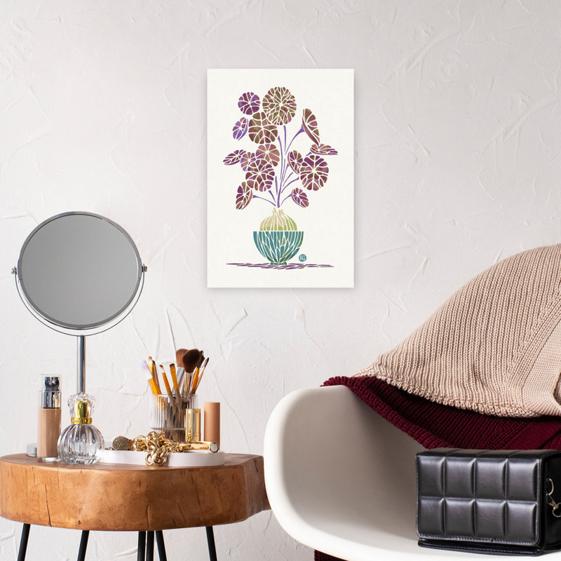 Contemporary Art Elegant Abstract Contemporary Landscape Nature Wall Art by Aia Ueno - Wrapped Canvas Print