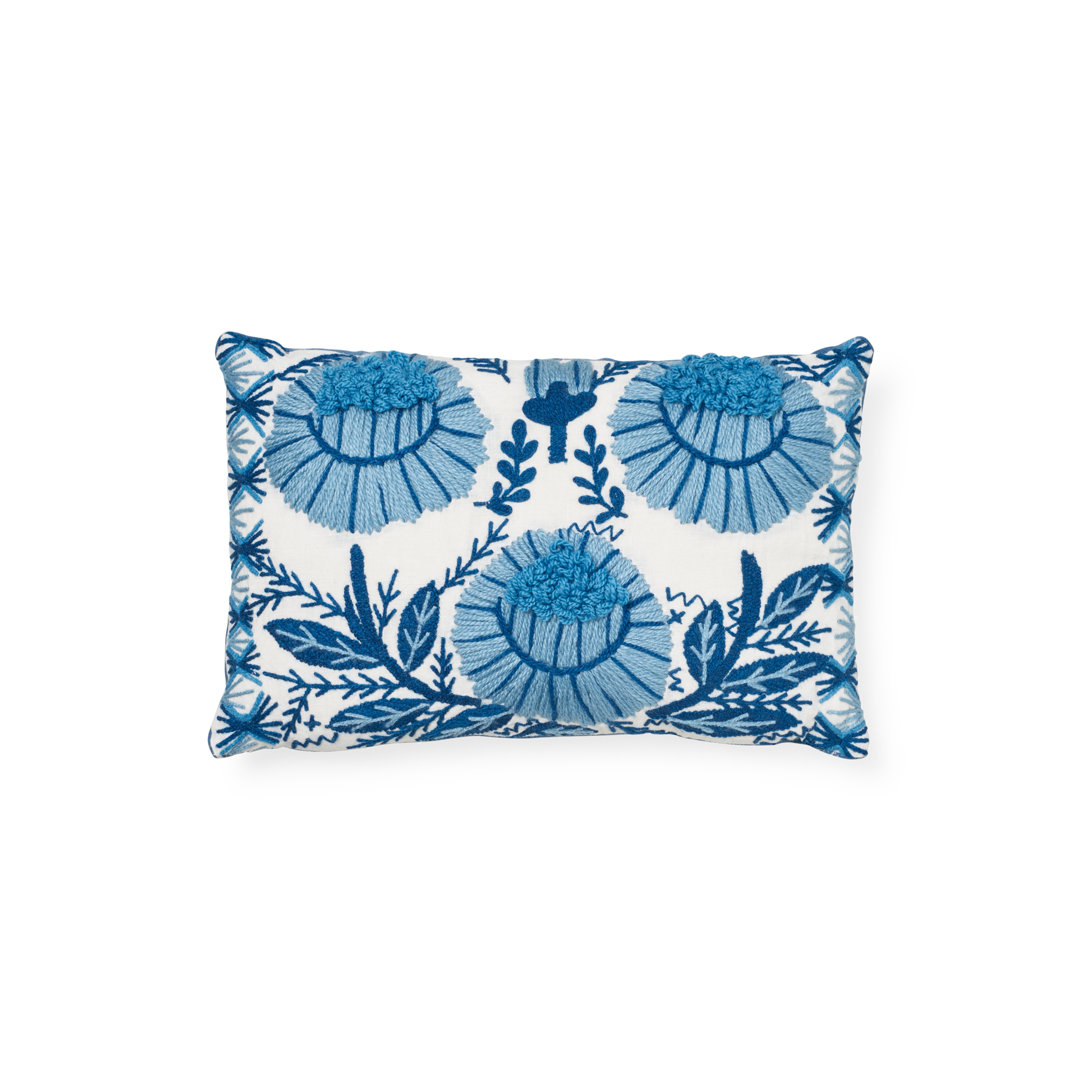 Marguerite Embroidery Pillow A Schumacher