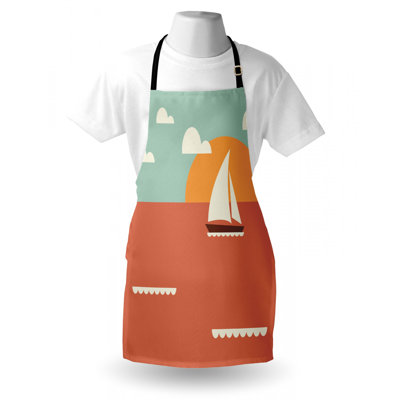 Tablier de plage graphique