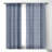 Marta Barragan Camarasa Indigo Of Geometric Shapes Of Watercolor 1pc Blackout Window Curtain Panel
