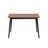 Walnut & Black Finish Dining Table