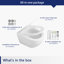 Toilettes suspendues allongées Liberty 1,28 GPF (siège inclus)-95384531