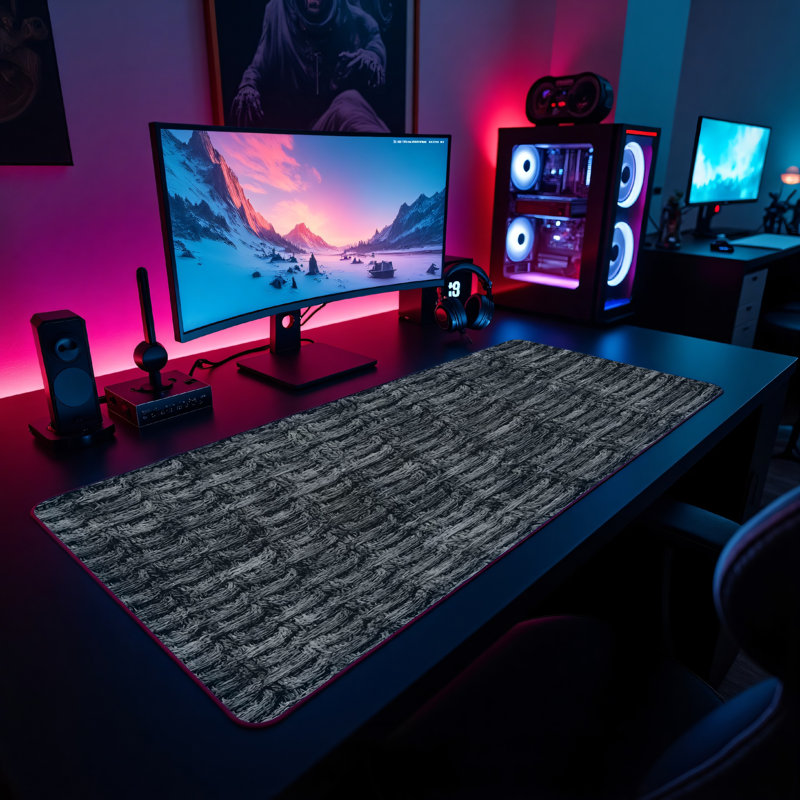 Polyester Desk Pad, 14.4x12.1