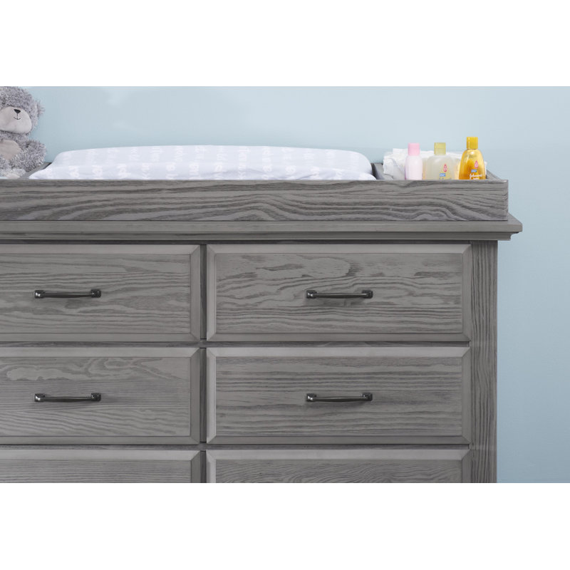 Table à langer Soho Baby Chandler, Gris graphite