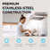 Ivation 30” Under Cabinet Range Hood - 600 CFM - 3-Way Venting - Built-In LED Light & Clock