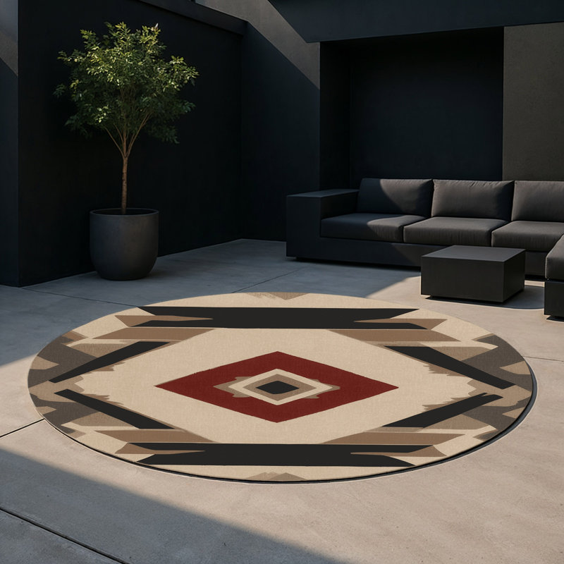 Tapis intérieur et extérieur Everlast, Rond 5 pi