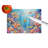 Coral and Fish Glass Cutting Board