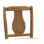 Ensemble de salle à manger 5 pièces en bois massif avec chaises rembourrées, parfait pour les espaces de salle à manger compacts et élégants