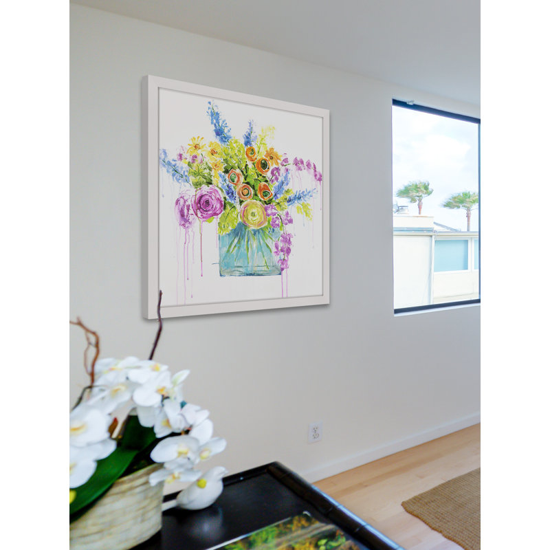 Julie Joy - Single Picture Frame Painting, 41cm H x 41cm W x 3.81cm D