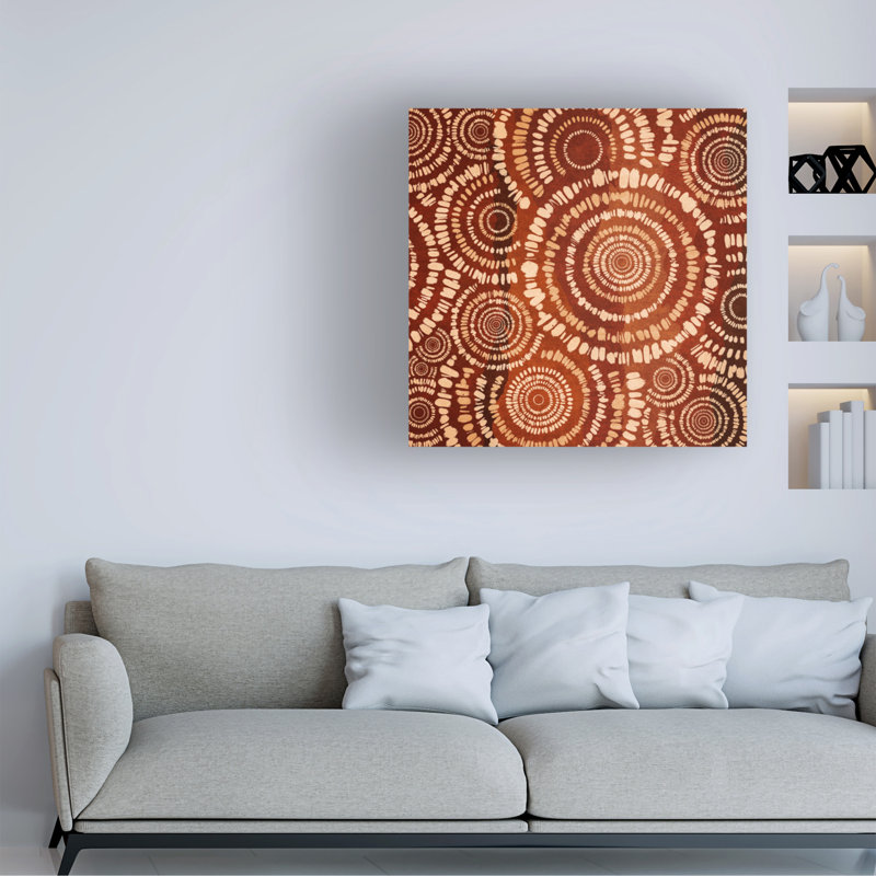 Art sur toile, Bolac, Emel, Tunaboylu, Agac Halkali, 14" H x 14" W