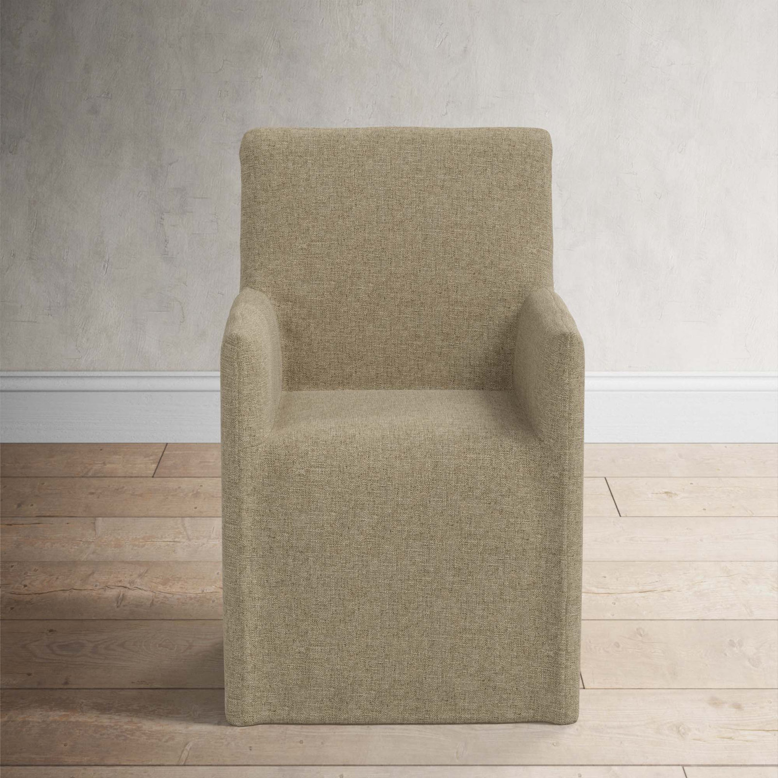 Ivanka Dining Chair, Zuma Natural Textured Linen