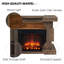 LIPSON FLAMME Electric Fireplace-1193843577-1193843579