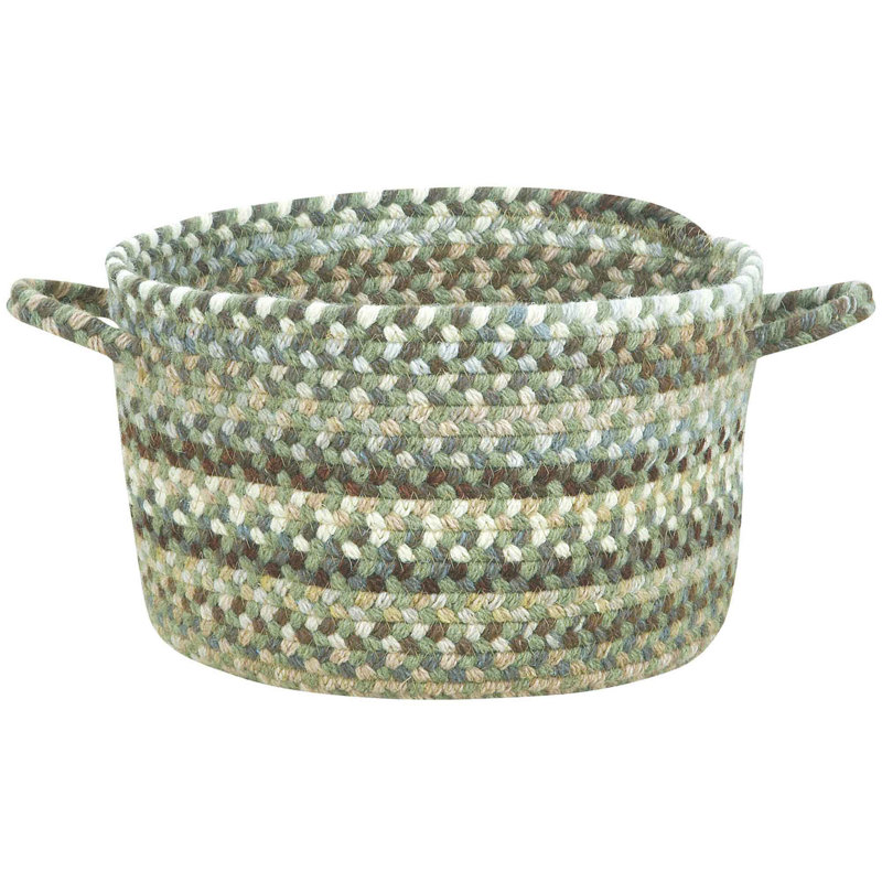 Basket 12", Green Olive