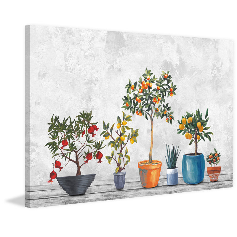 Vibrant Multicolor Botanical Canvas Wall Art, 36" x 24"