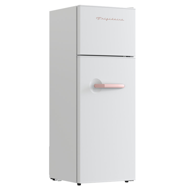 Frigidaire 7.5 Cu. Ft. Retro Refrigerator, Top Mount Apartment Size Fridge , White