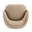 Fauteuil d'appoint incurvé-1562668287