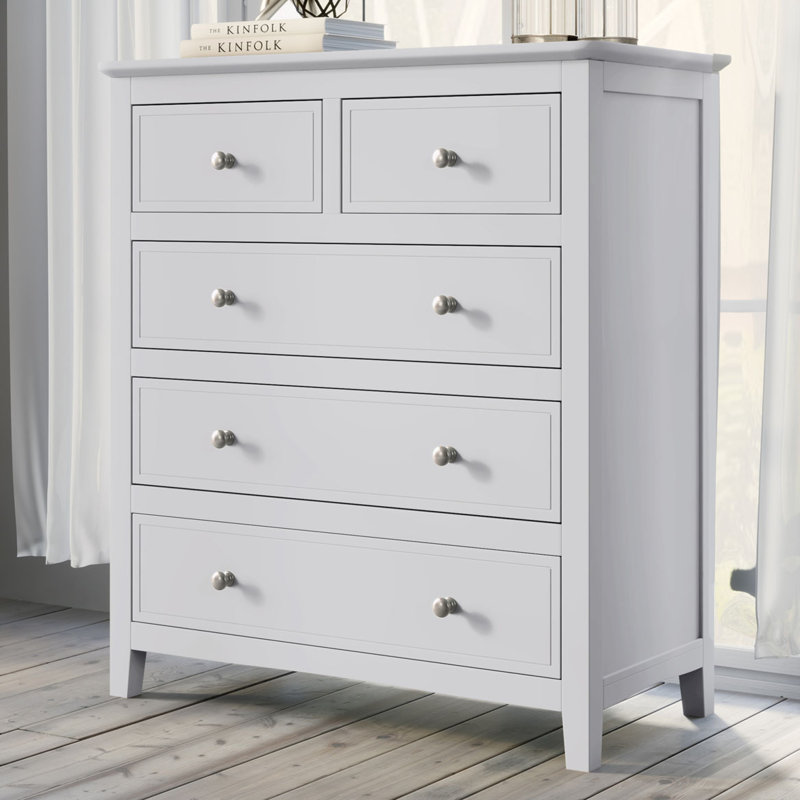 Fayne Solid Wood Accent Chest, White