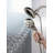 Universal Showering Components Fixed Shower Head with H2Okinetic Technology-81245340