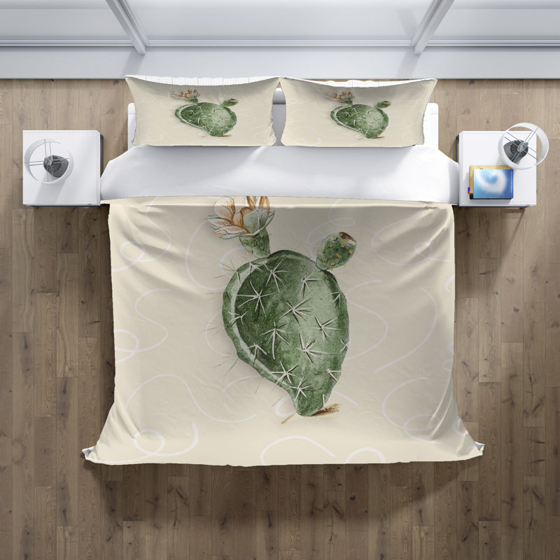 Ensemble de housse de couette , Housse de couette simple + 1 taie décorative pour
