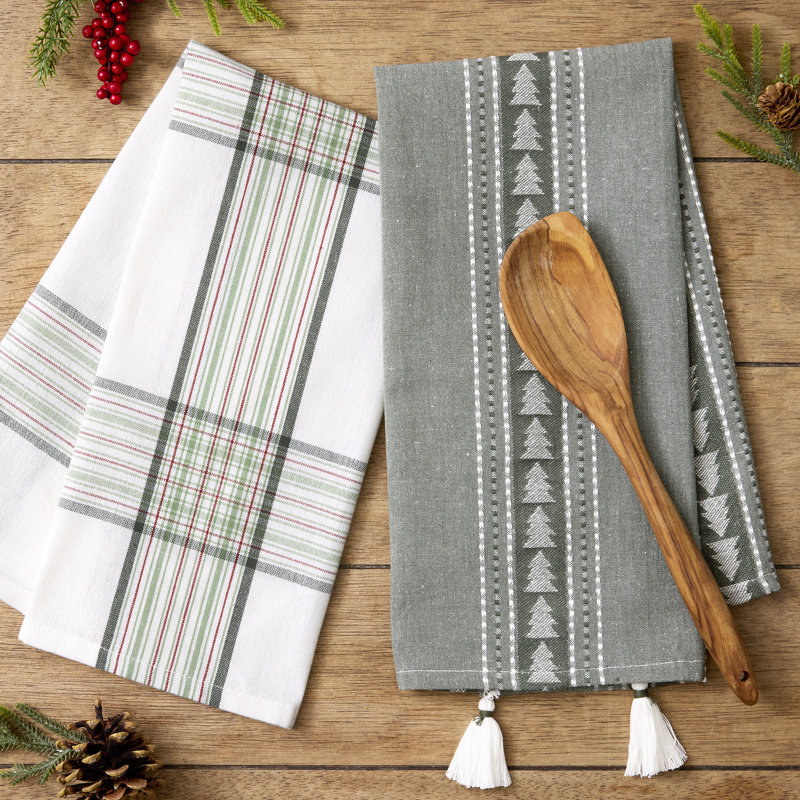 Balsam Fir Dishtowel Set/2