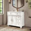 Lavabo de salle de bain 35,6 "Mid-Century avec base romaine-997865513