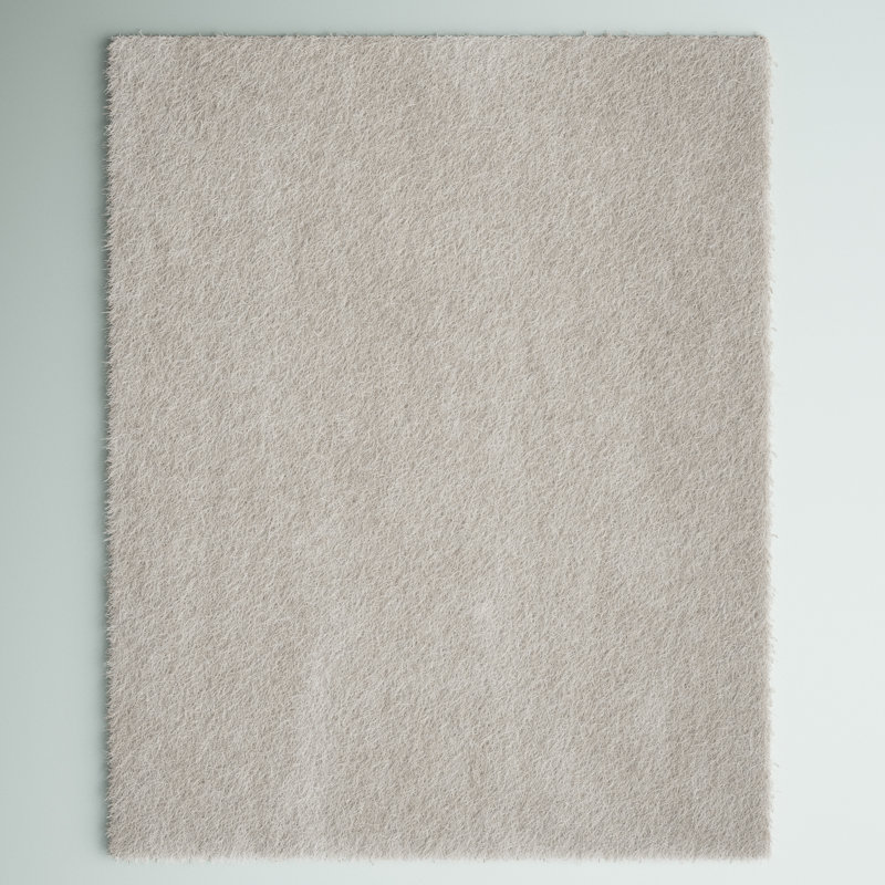 Assar Ivory Area Rug, Rectangle 6'7" x 9'
