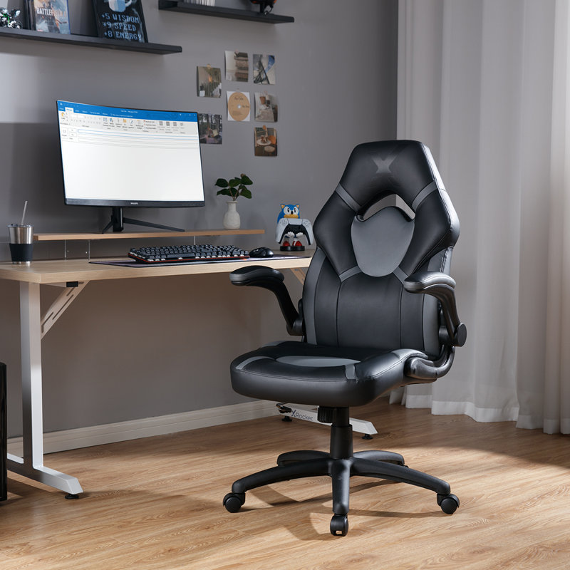 Chaise Venom pour PC, gris, Noir/gris