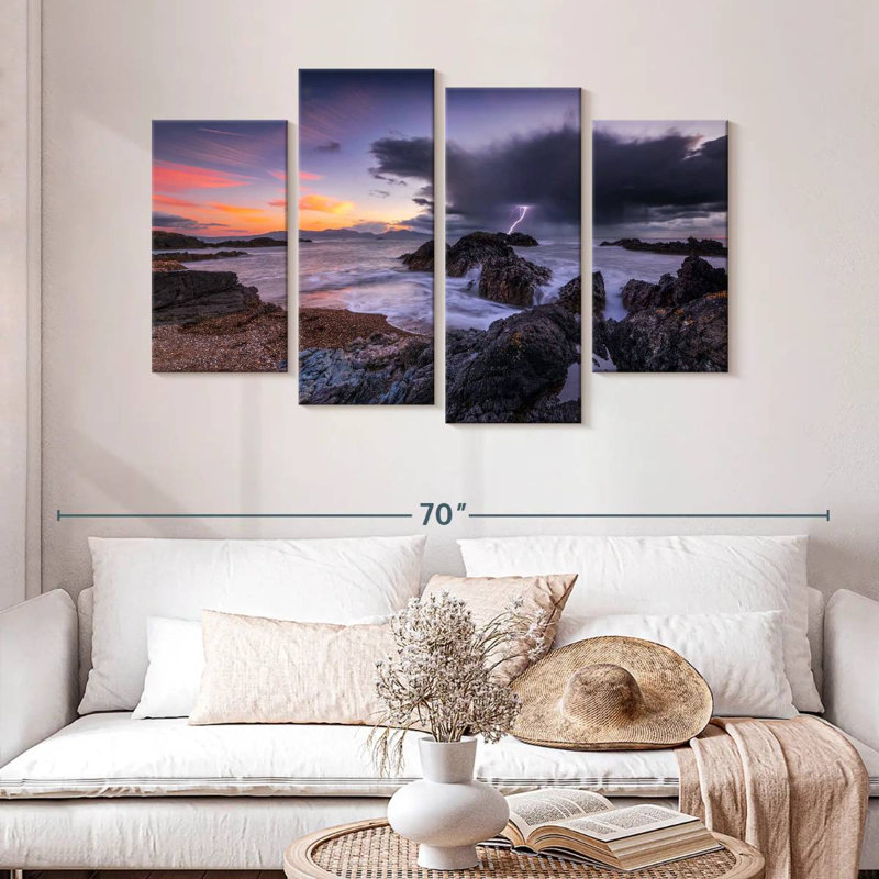 Llanddwyn Island Gillard Lightning, 32" H x 52" W