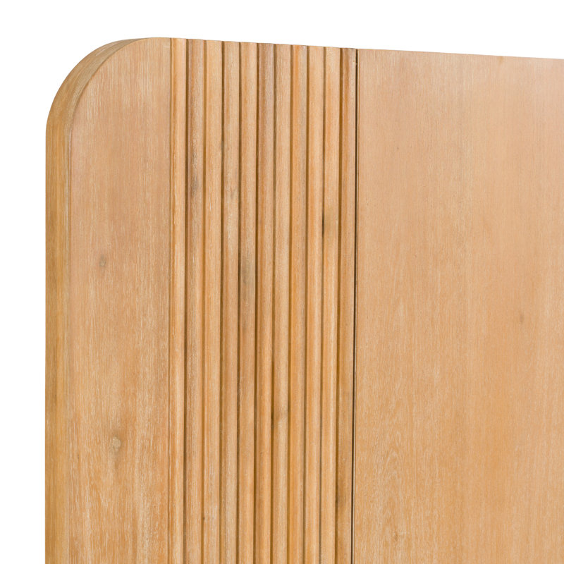 Fitzroy - Modern Natural Acacia Bed, King