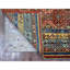 Tapis de couloir 2 pi 10 po x 8 pi 1 po rouge super Kazak afghan avec motif Khorjin