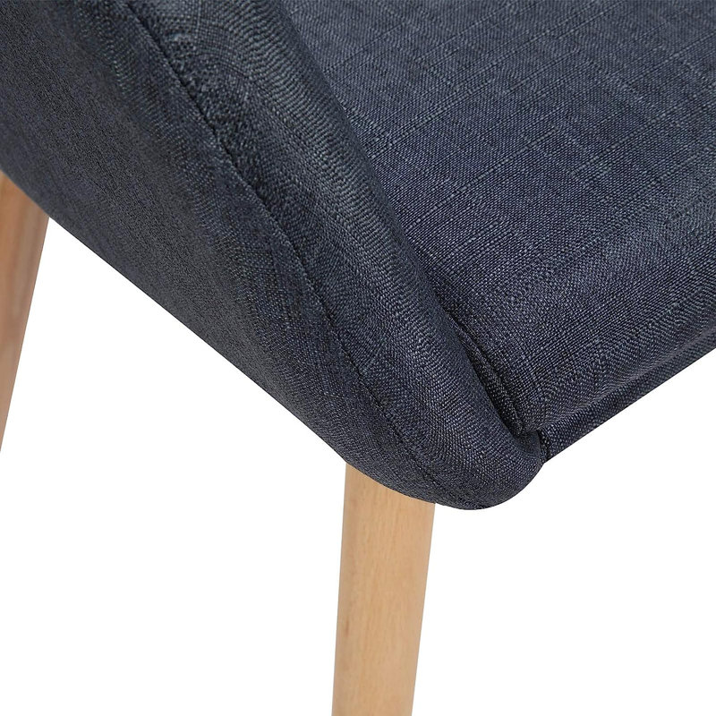 Betts Upholstered Dining Chair, Dark Grey