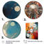 Evertas coloré Mid Century Optique Serenade IV - Art abstrait Mid-Century-706340558-706340557