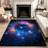 Galaxy Nebula Space Area Rug, Cosmic Starry Sky Pattern, Machine Washable Non Slip, Indoor Decor for Living Room Bedroom Entryway Kitchen Apartment Creative Home-129037061