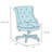 Low Back Designer Armless Ribbed Swivel Task Office Chair-1740822502