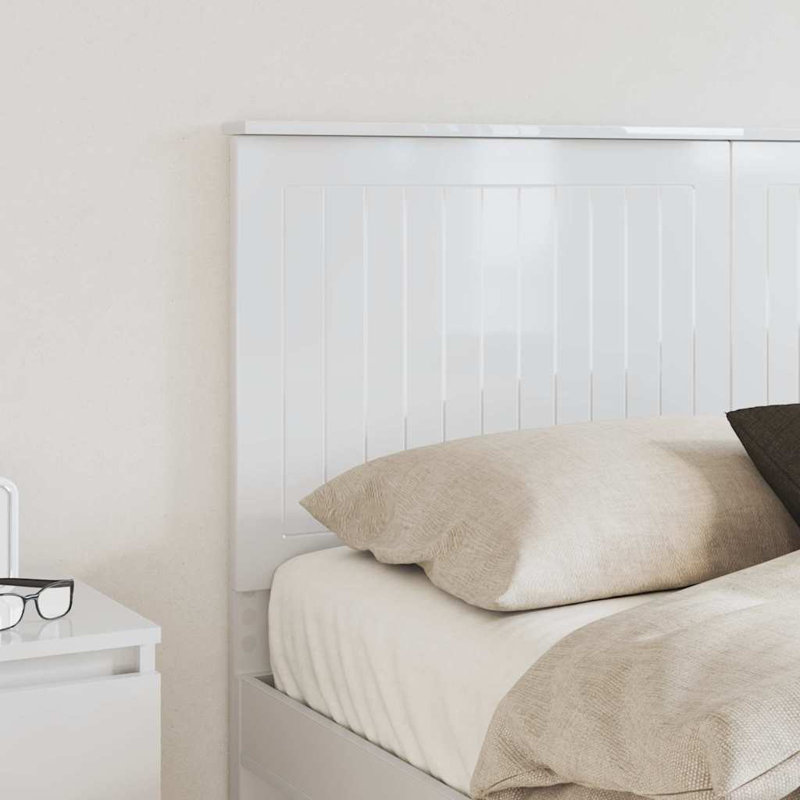 Headboard, EU Double - 140 x 200 cm, Gloss White