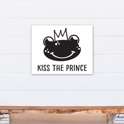 « baiser the prince », art sur toile Malvina