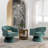 Chynna Velvet Swivel Barrel Chair-440398185