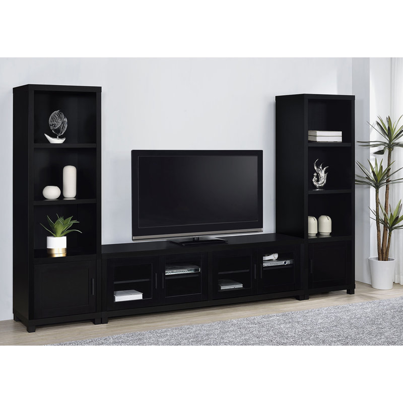 Meuble télé 3 pièces Arnaud, Black