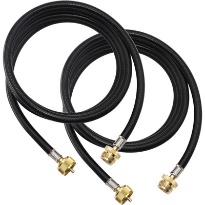 Packs of 2 (12 FT) Propane Torch Extension Hose for Propane Tree Distribution Tree Post